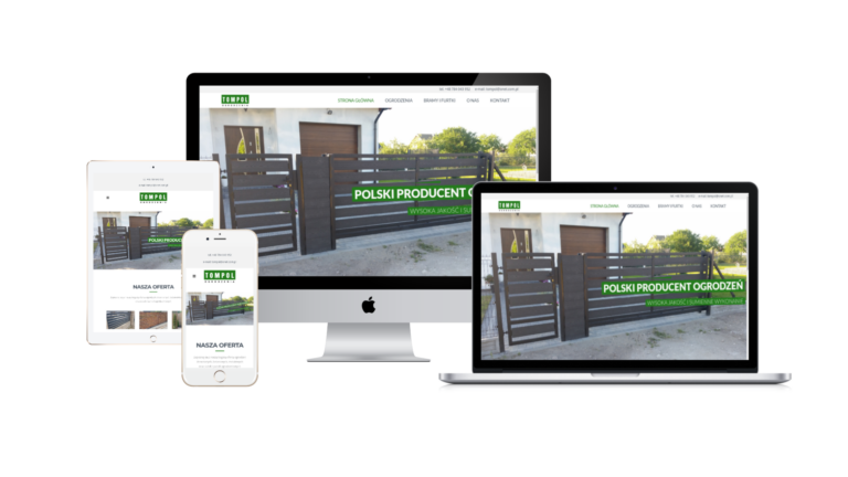 Witryna dla firmy Tompol z Łowicza